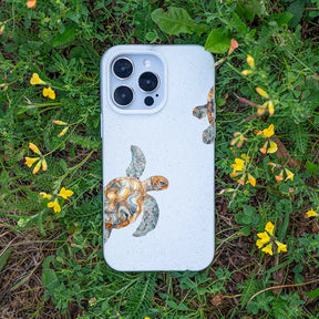Biologisch abbaubare Handyhülle Samsung S25 Turtlegaze — kompostierbar — Bonus