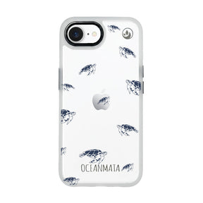 iPhone 16e/17e Case - Blue Turtles - "Turtlino" - sustainable