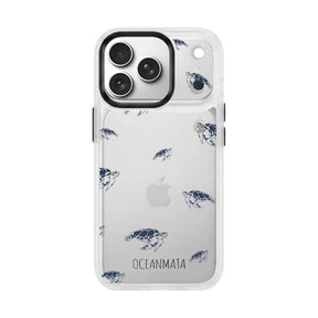 Nachhaltige Handyhülle iPhone 17 pro Turtlino aus Ocean Plastic — Vorderseite