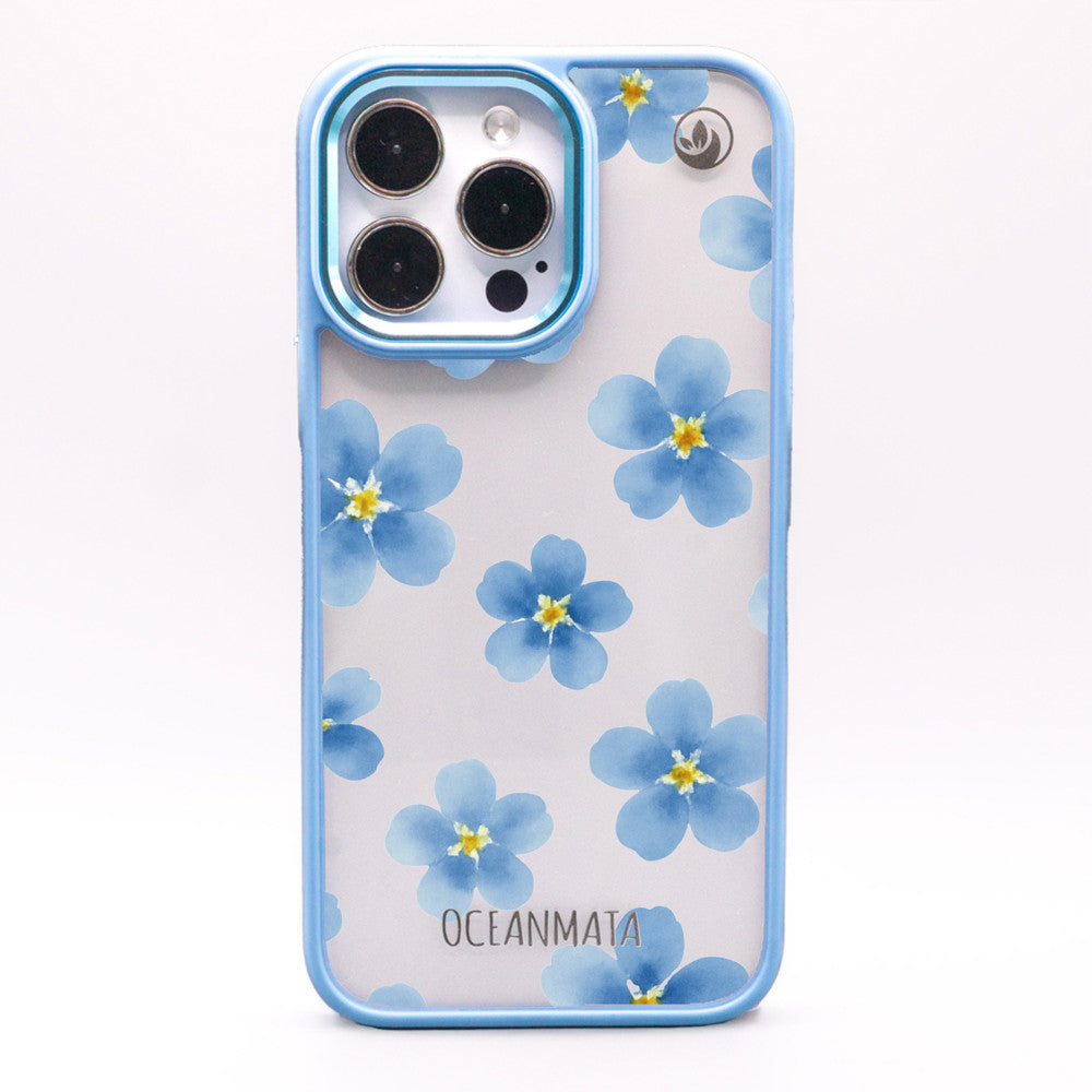 iPhone SE/7/8 Hülle - vergissmeinnicht - "forget-me-not" - nachhaltig