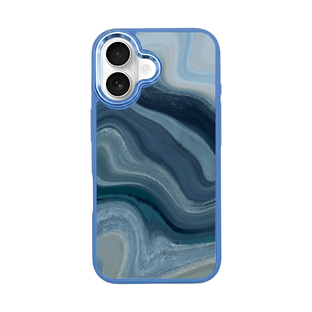 iPhone 16 Hülle - Welle abstrakt - "Summerwave" - nachhaltig
