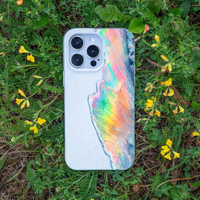 Biologisch abbaubare Handyhülle iPhone 13 pro Waveofpride — kompostierbar — Bonus