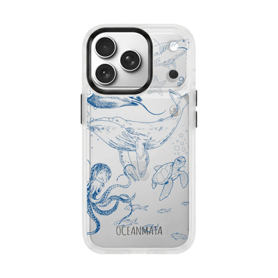 iPhone 18 Pro / 17 Pro Hülle - Wal blau - "WhaleLife" nachhaltig