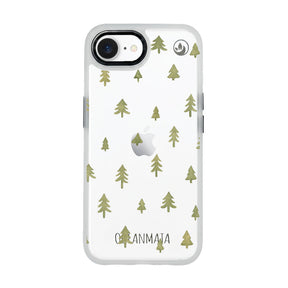 iPhone 16e/17e Case - Winter white - "Winter Forest" - sustainable
